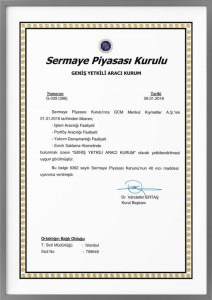 Geniş Yetkili Aracı Kurum - Lisans No: G-039 (398)